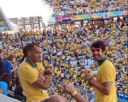 Cafu y Kaka home