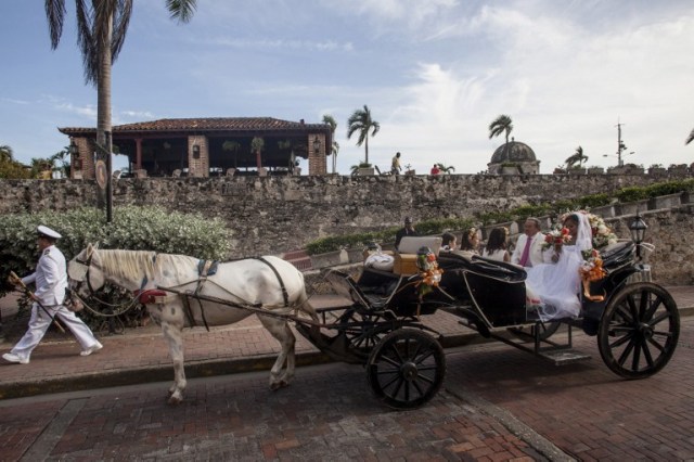 COLOMBIA-CARTAGENA-TOURISM-HORSE