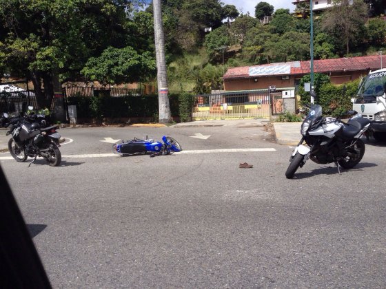 Así quedó el sitio del suceso en Prados del Este