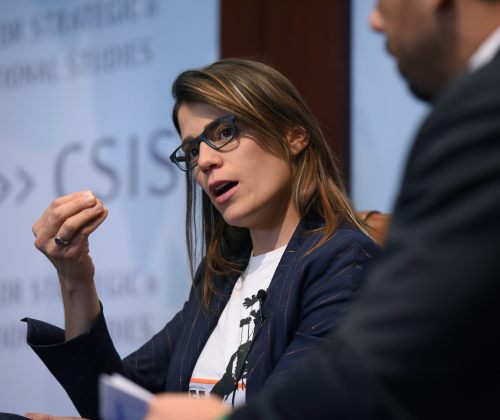 Adriana López, hermana de Leopoldo (Foto EFE)