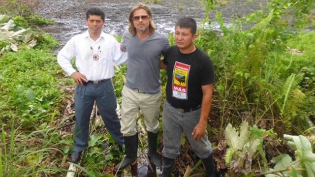 Brad Pitt cuando estuvo en la zona. / REUTERS-LIVE!