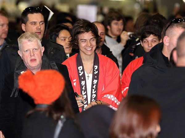 Los One Direction desataron la locura en Japón