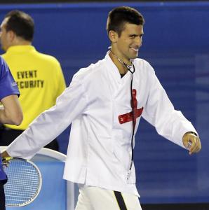 La última locura de Djokovic (fotos y video)