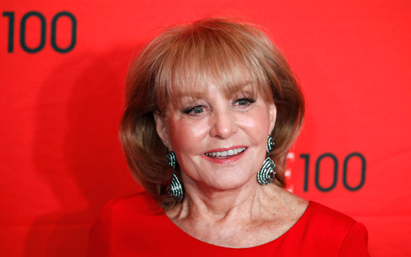 Barbara Walters se cayó y la hospitalizaron