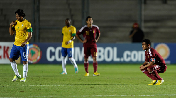 La Vinotinto cayó frente a la Canarinha en el Sudamericano Sub-20