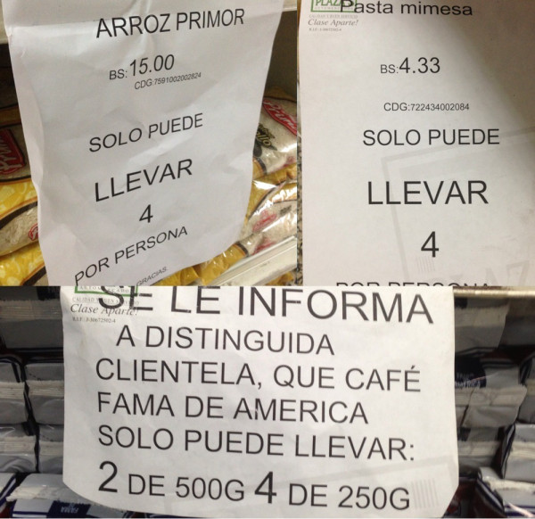 La “soberanía alimentaria” en una sola imagen (FOTO desconsoladora)