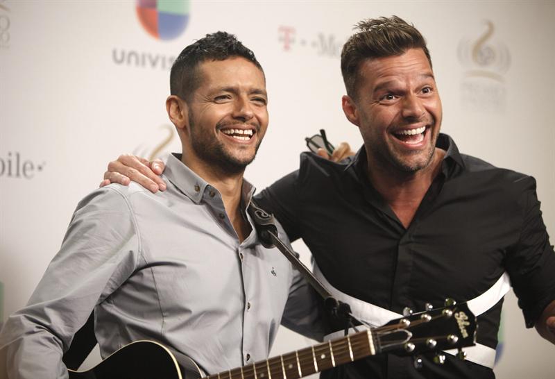 Ricky Martin y Robi Draco Rosa juntos