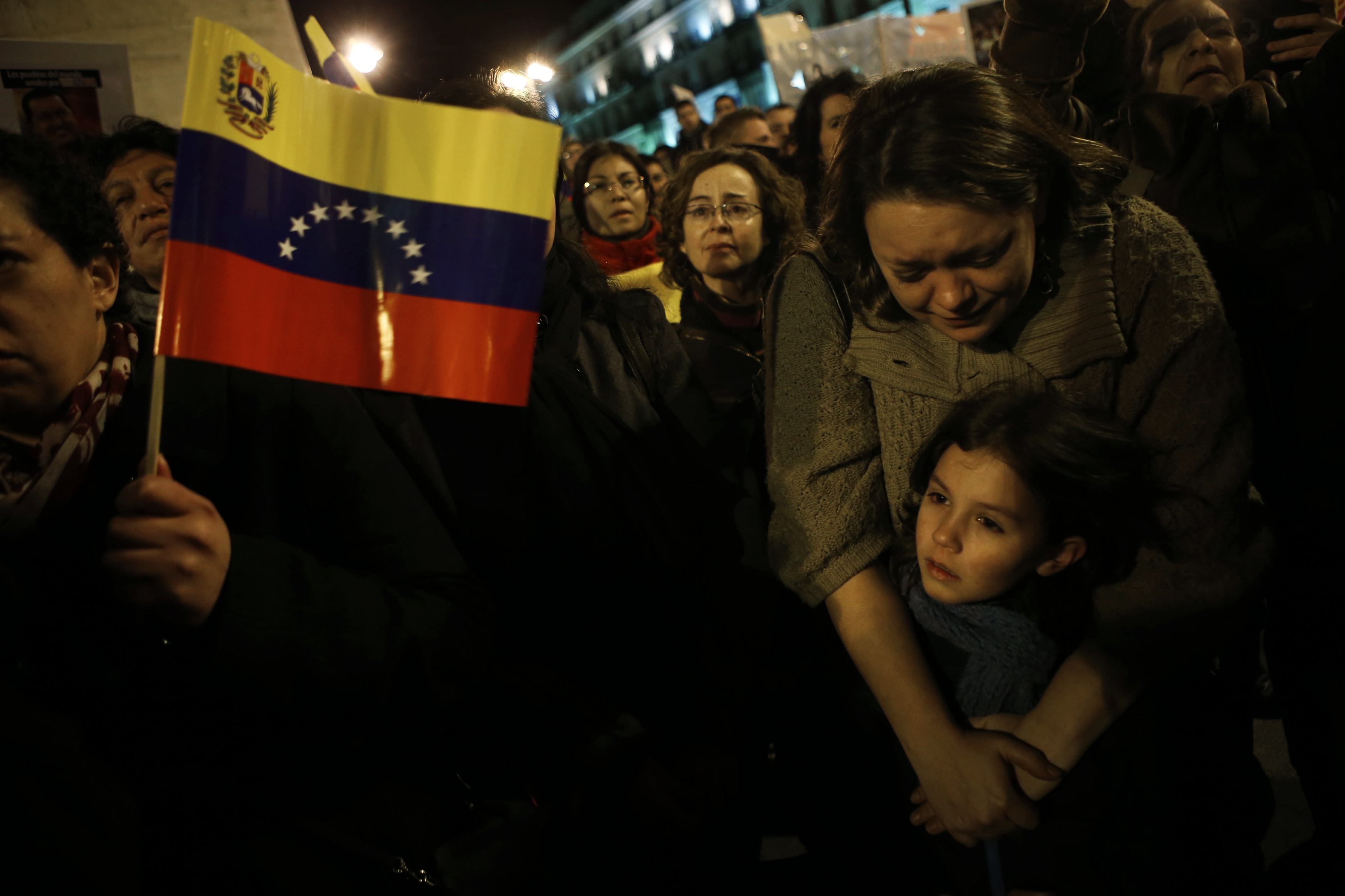 El homenaje a Chávez en Madrid (fotos)