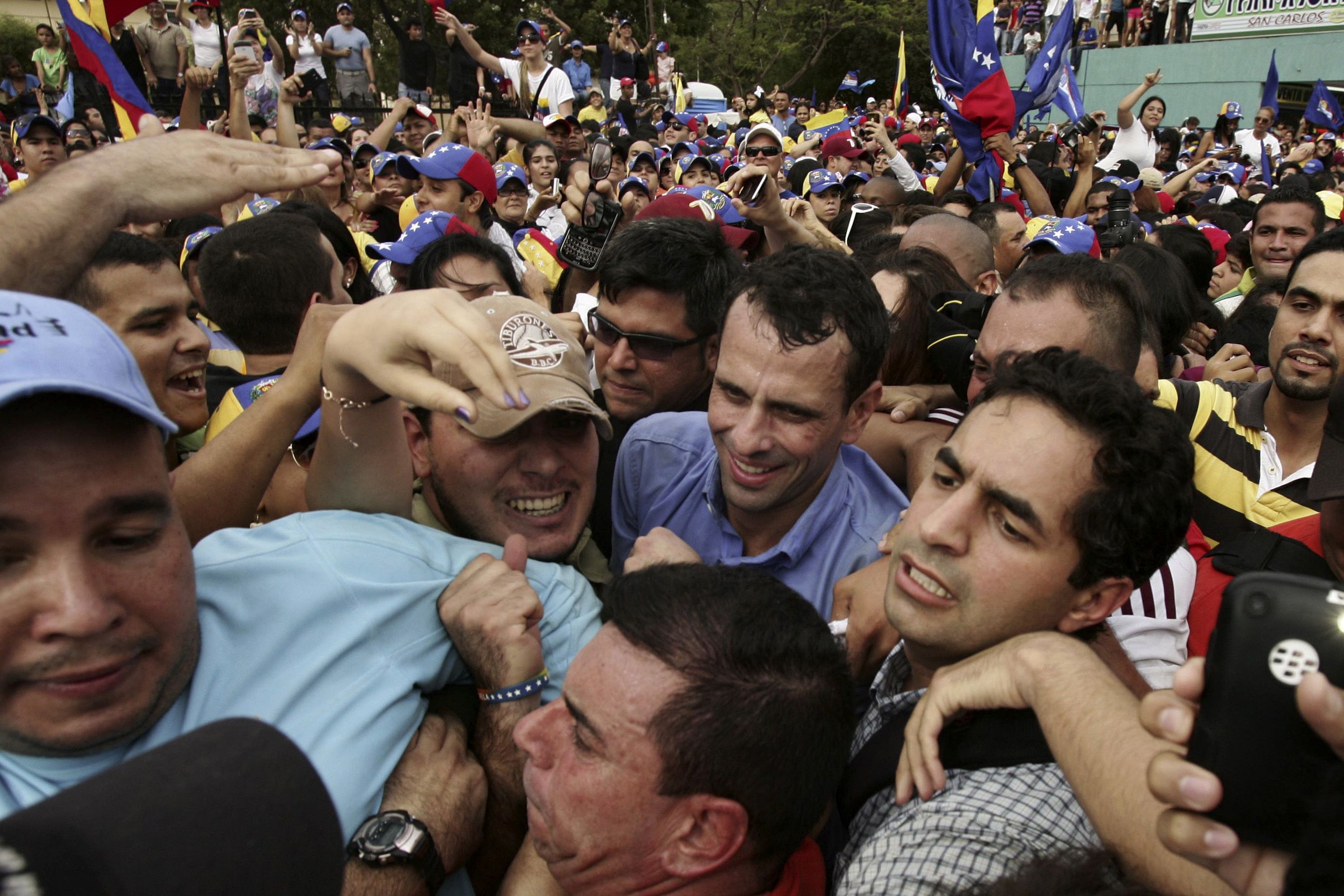 Capriles llega hoy a Cabimas