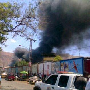 Se registró incendio en la cárcel de Tocorón