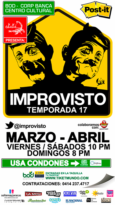 Improvisto te invita a rockear en su Temporada 17