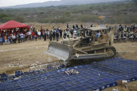 En Anzoátegui se destruyeron 158 armas de fuego retenidas en los últimos dos meses