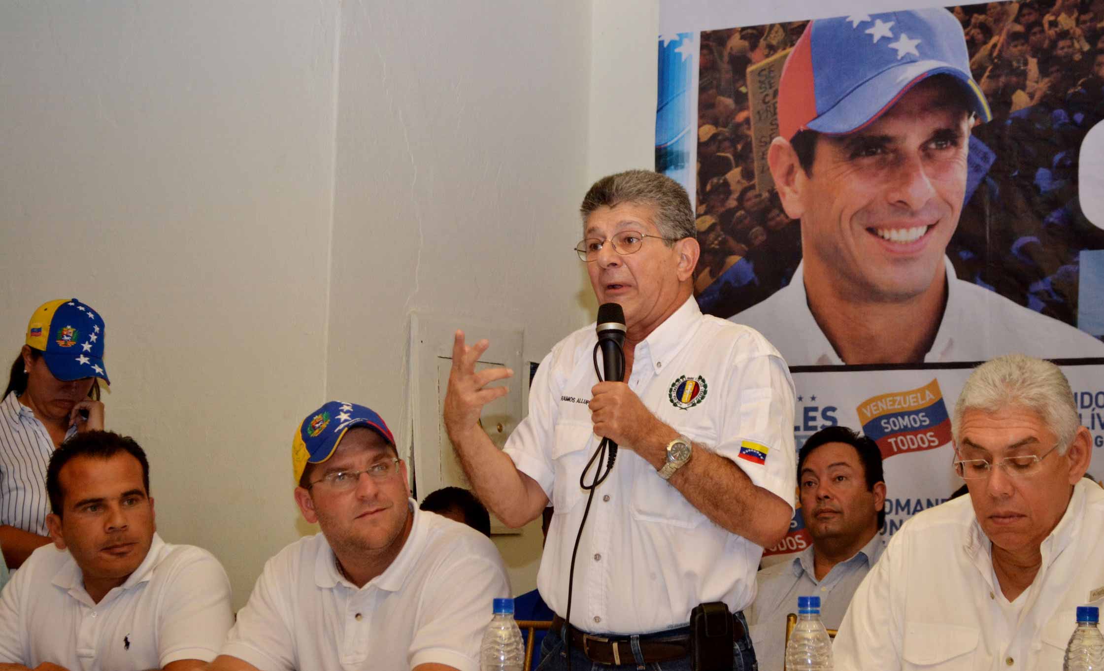 Ramos Allup: Militares y CNE tienen que reconocer nuestra victoria del próximo 14A