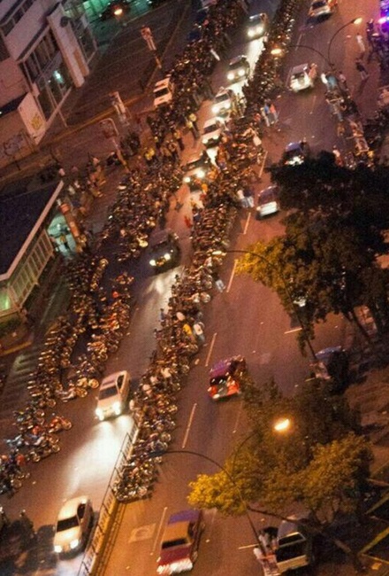 Así están Los Ruices a esta hora (Foto)