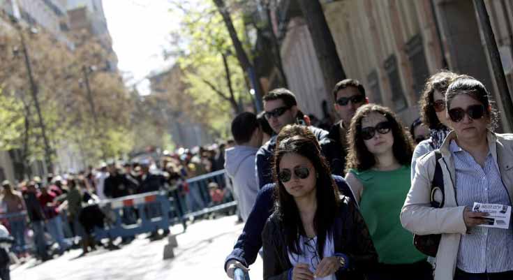 Centros de votación en Madrid están cerrados