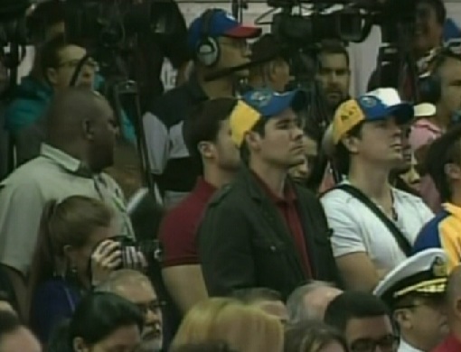 Winston Vallenilla y Jorge Reyes presentes en el acto de proclamación de Maduro (Foto)