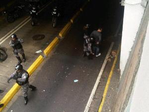Presunto artefacto explosivo en La Hoyada (Fotos)