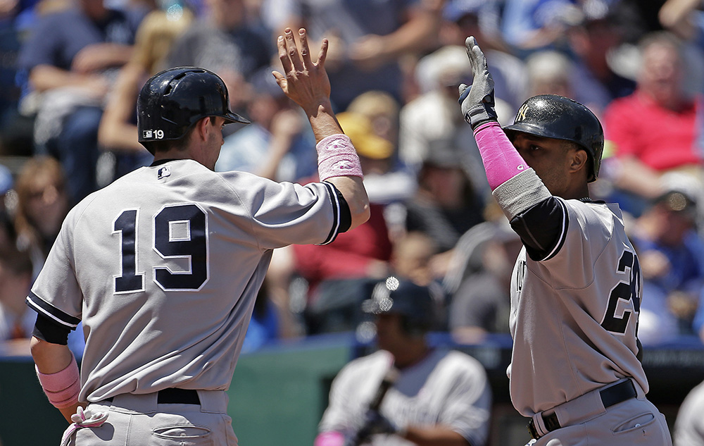 Trueno espantó a los jugadores de los Yankees y Boston (Video)