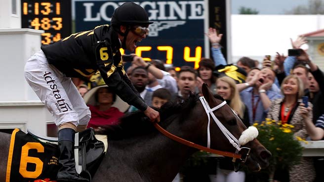 Oxbow ganó el Preakness Stakes con la monta de Gary Stevens