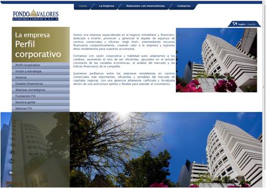 Fondo de Valores Inmobiliarios transforma su sitio web