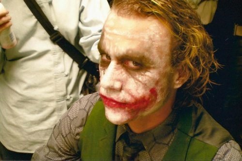 El Guasón de Heath Ledger inmortalizado (Fotos + Detrás de cámara)