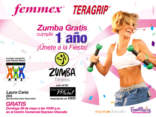 Zumba celebrará su primer aniversario con clase gratis