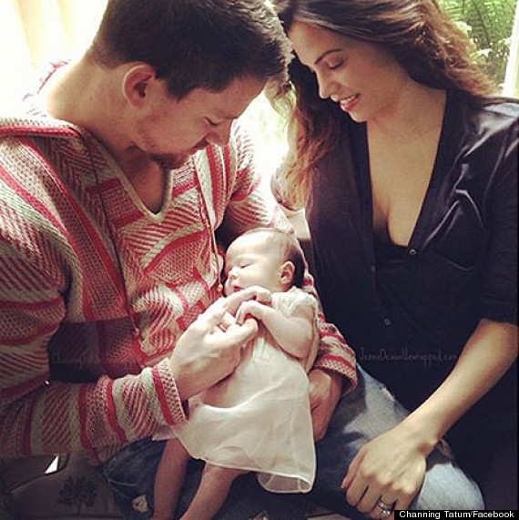Channing Tatum disfrutó su primer día del padre (FOTO)