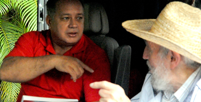 Fidel y Raúl Castro recibieron a Diosdado Cabello (Fotos)