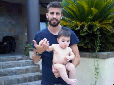 Shakira presume a Milan y a Piqué (Foto)