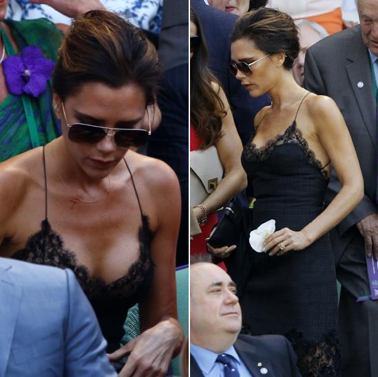 Una sexy Victoria Beckham acaparó las miradas en la final de Wimbledon (Fotos)