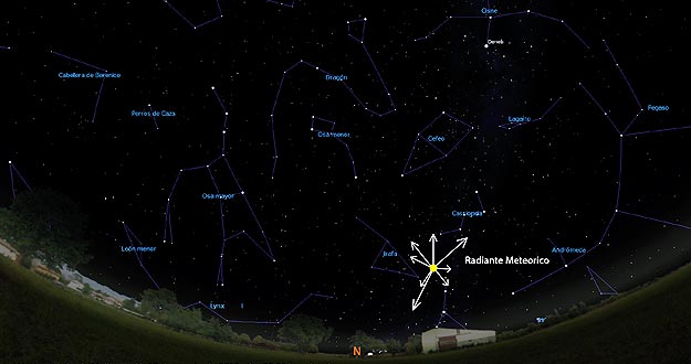 Las Perseidas regresan el lunes