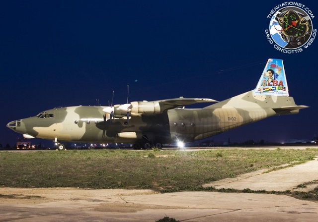 Así es el avión de la FAV con ayuda humanitaria para refugiados sirios (Fotos)