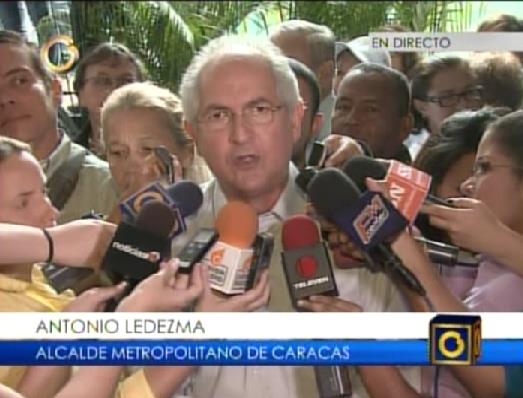 Ledezma: Todos tenemos que dar la cara por Venezuela