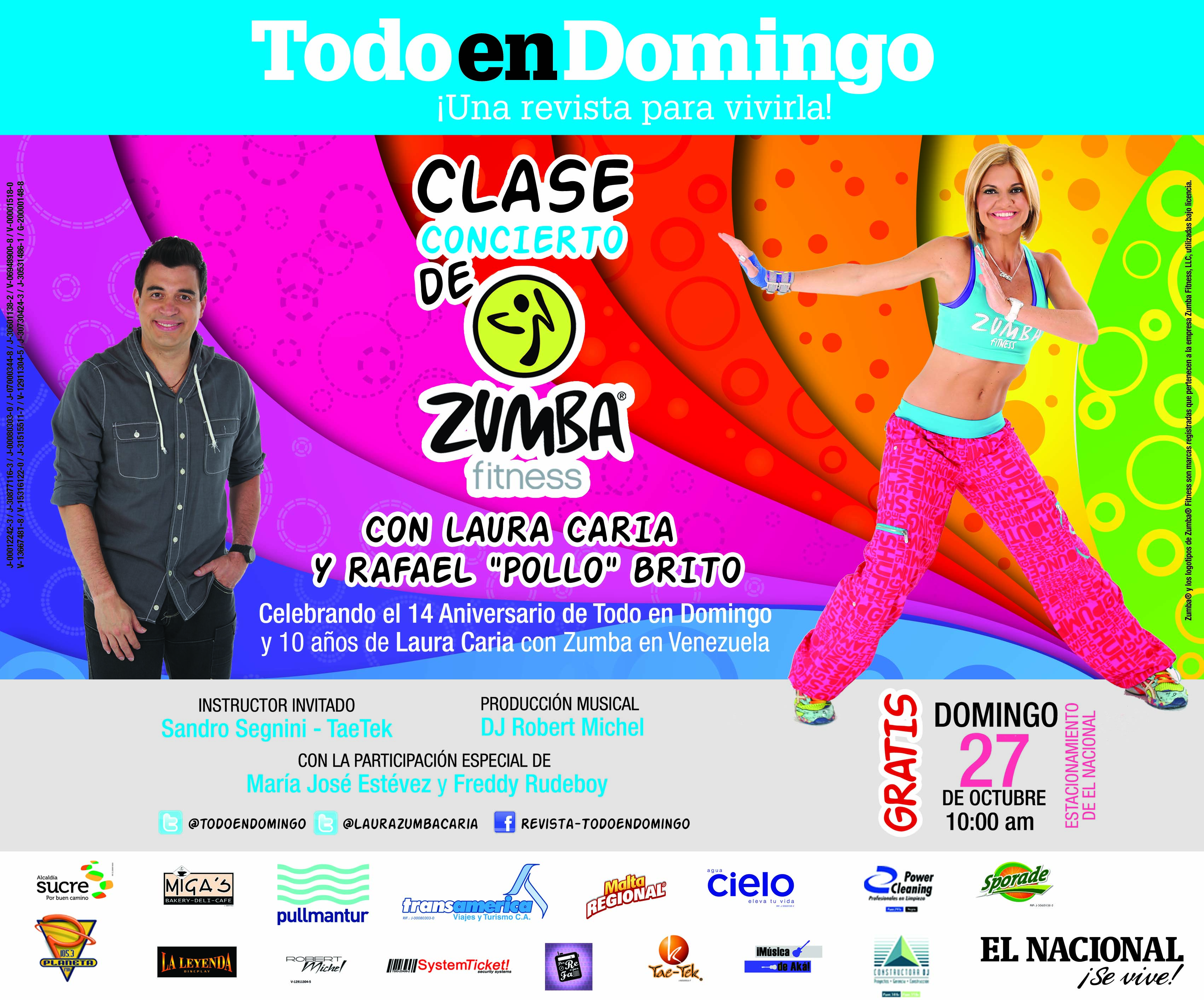 Laura Caria te invita a celebrar décimo aniversario con Zumba Fitness