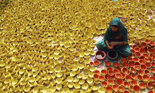 La India celebra festival Diwali (Fotos)