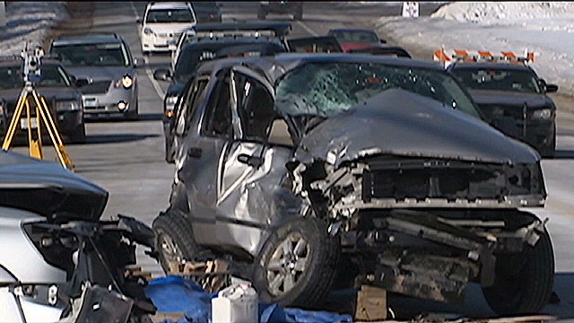 Un bombero encuentra a su hija a punto de morir en un accidente en Nochebuena