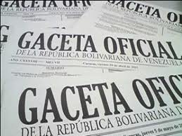 Portada de la Gaceta Oficial N° 40988