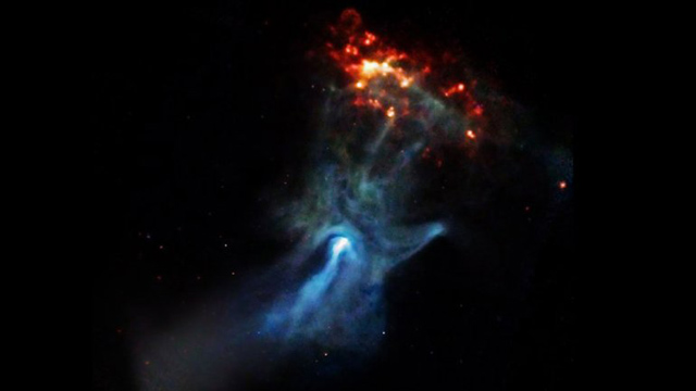 La “Mano de Dios”, por la Nasa (FOTO)