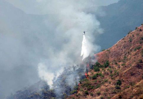 Activaron Operación Llovizna en el parque nacional Henri Pittier