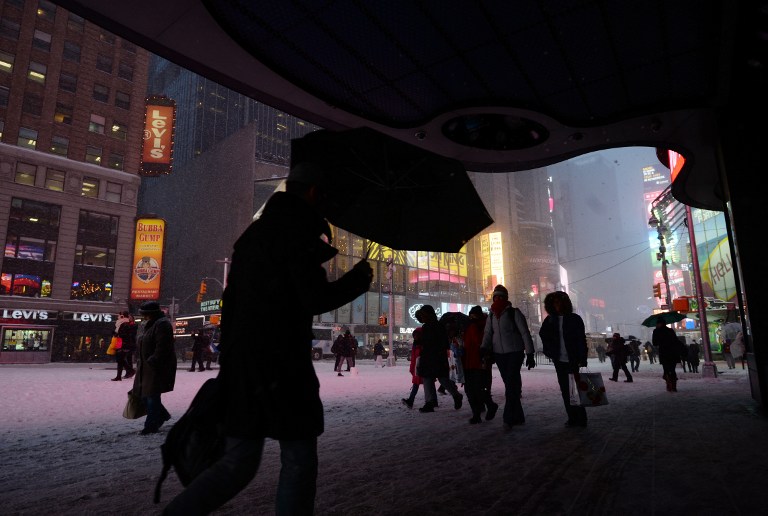 Temperaturas heladas persistirán en noreste de EEUU cubierto por la nieve