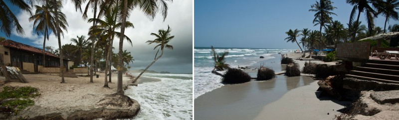 Erosión se acentúa en playa El Agua