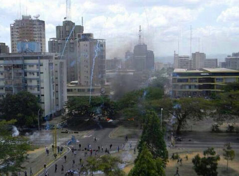 Reportan heridos tras manifestación en Puerto Ordaz (Fotos)