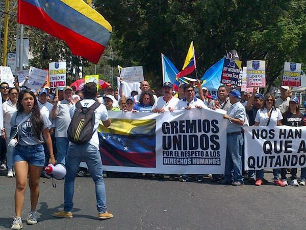 Maracay salió a la calle en la “Marcha de los Gremios”  (Fotos)