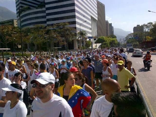 Así fue la carrera “Contra la represión” (Fotos)