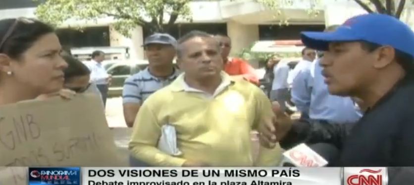 El conmovedor debate de una maestra y un motorizado en Altamira (Video)