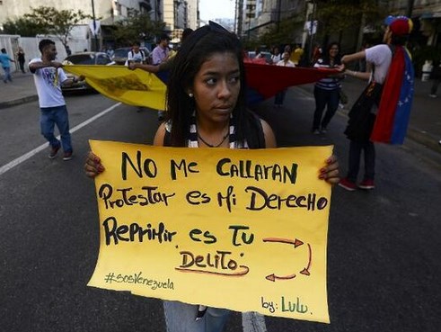 Altamira protestó contra sentencia del TSJ (Fotos)