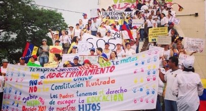 En Barquisimeto protestan contra el adoctrinamiento #24A (Foto)