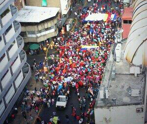 La Foto: Así fue la apoteósica marcha oficialista hacia la AN