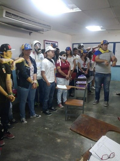 Así protestaron los estudiantes de la UDO en Margarita #28A (Foto)