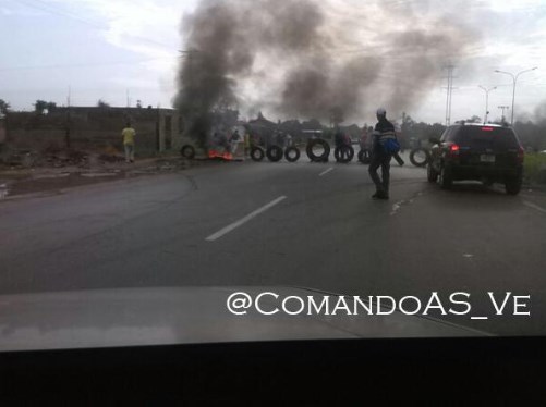 Se prendió Maturín con barricadas este #26M (Foto)